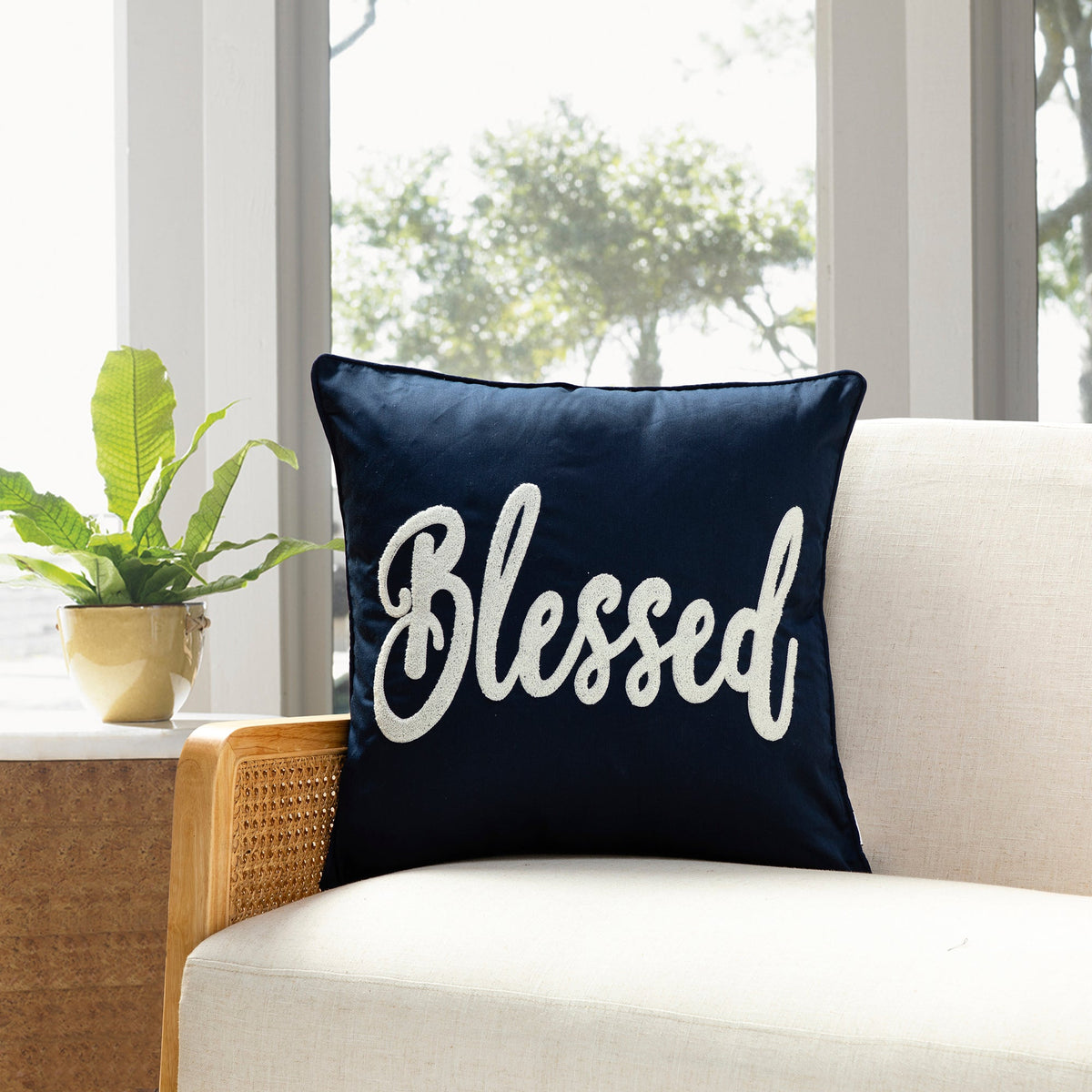 Cottage Icons Throw Pillow - Set of 2