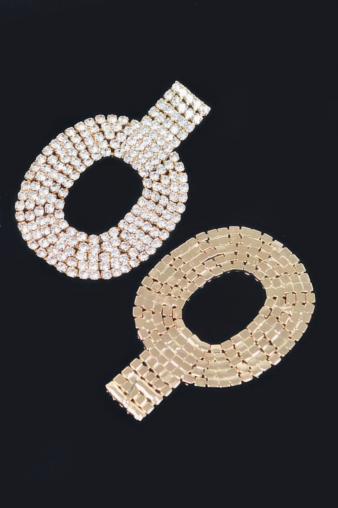 CHELSEA Elegant Rhinestone Drop Earrings: NYFW BYMANYC ® New York