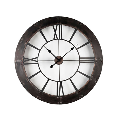 Wall Clock - Rustic Finished Frame Wall Clock