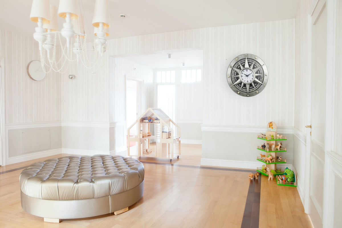 Wall Clock - Compass Metal Wall Clock