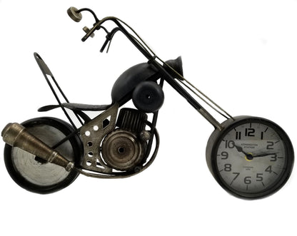 Table Clock - Motorcycle Table Clock