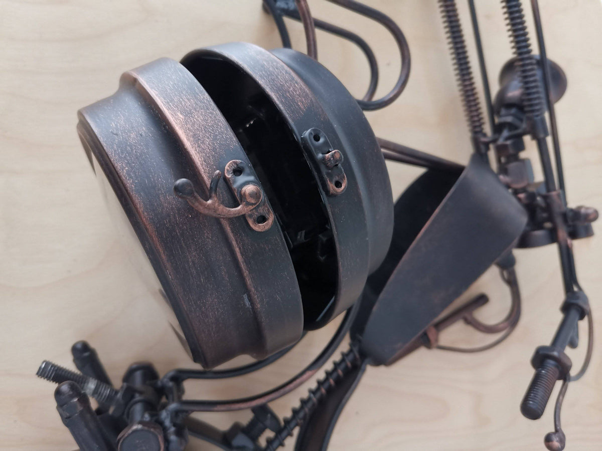 Table Clock - Motorcycle Table Clock - Double-Sided Table Clock