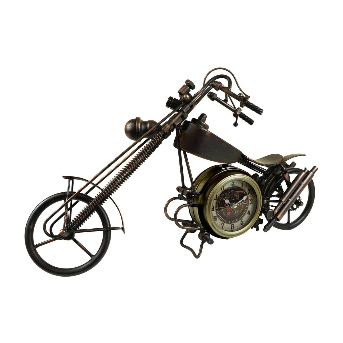 Table Clock - Motorcycle Table Clock - Double-Sided Table Clock