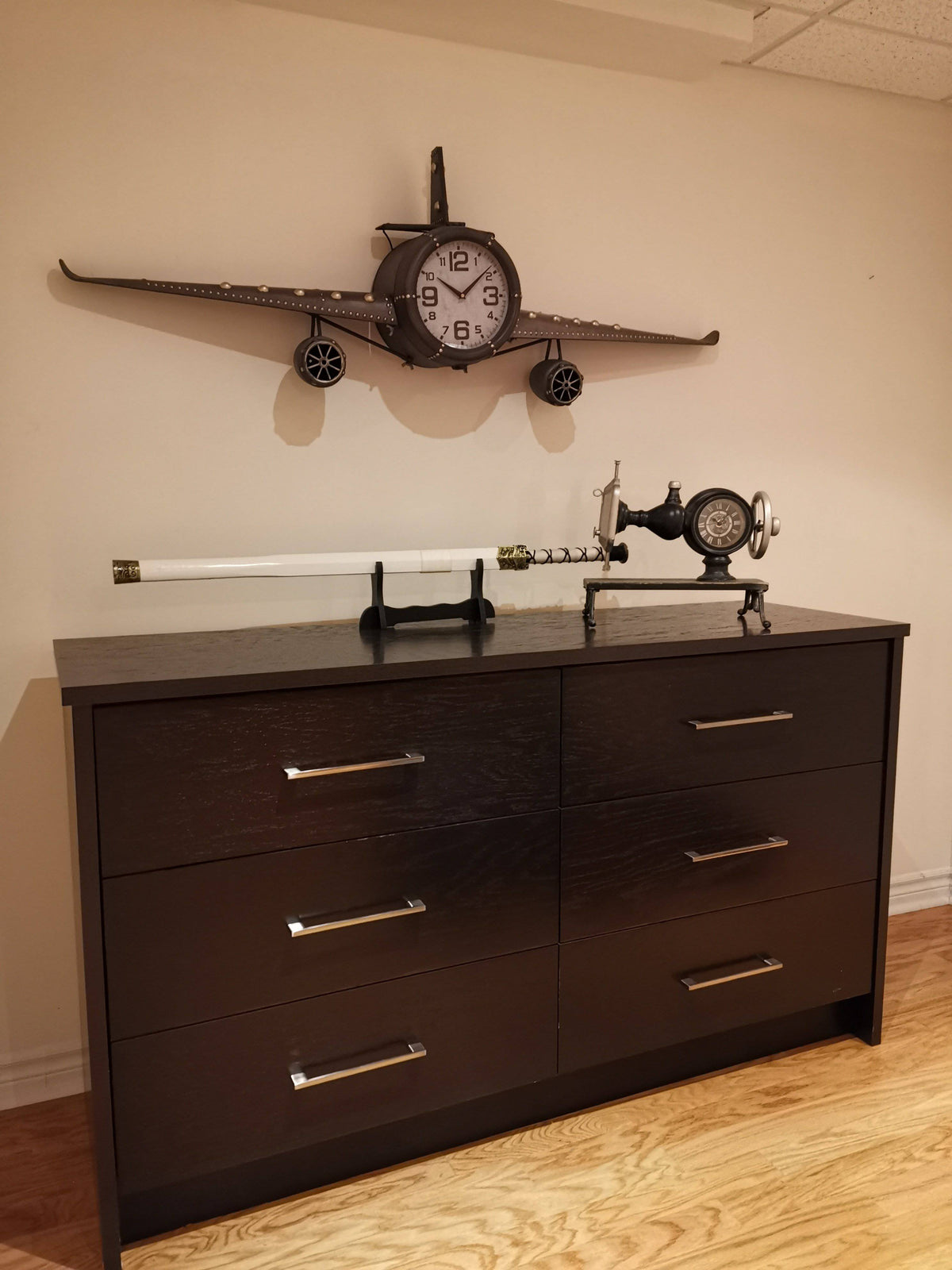 Table Clock - Sewing Machine Table Clock