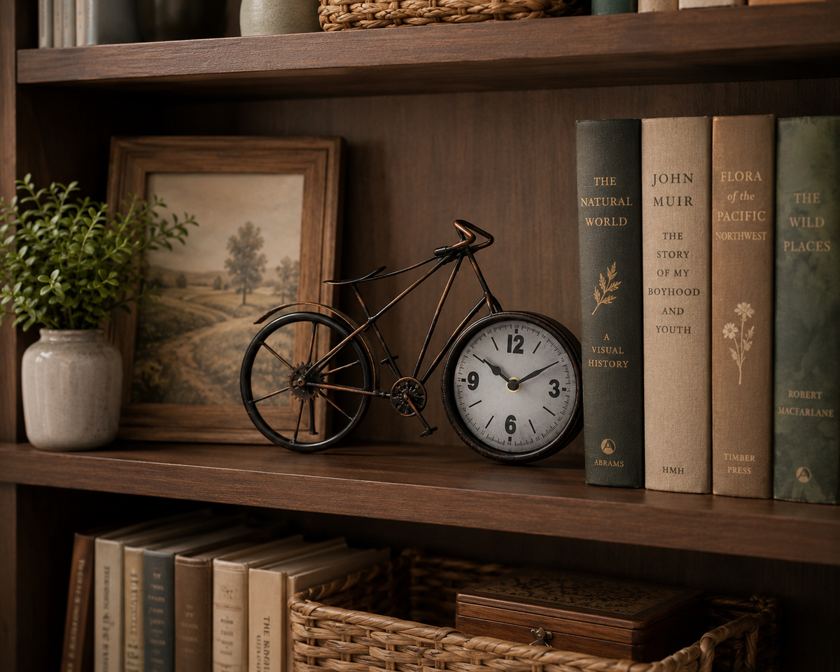 Table Clock - Bike Table Clock
