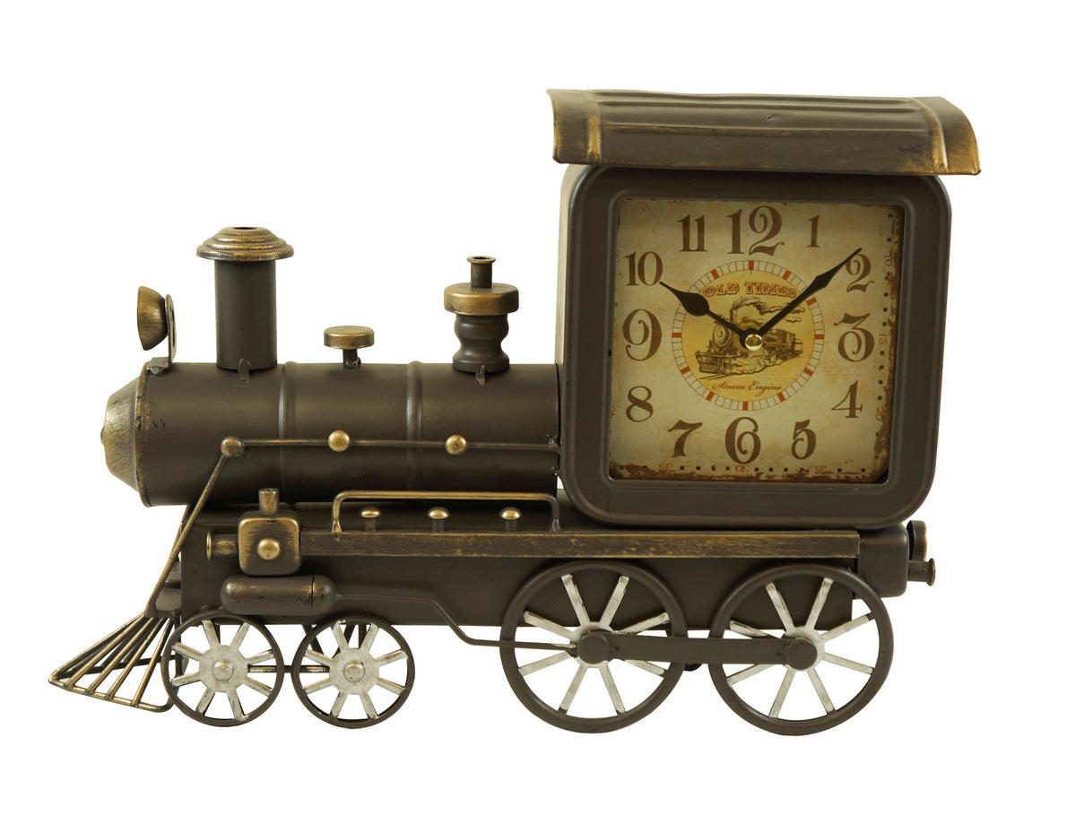 Table Clock - Old Train Table Clock