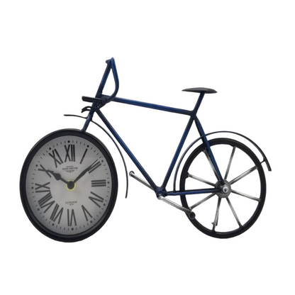 Wall/Table Clock - Roman Numbers Bike Table Clock