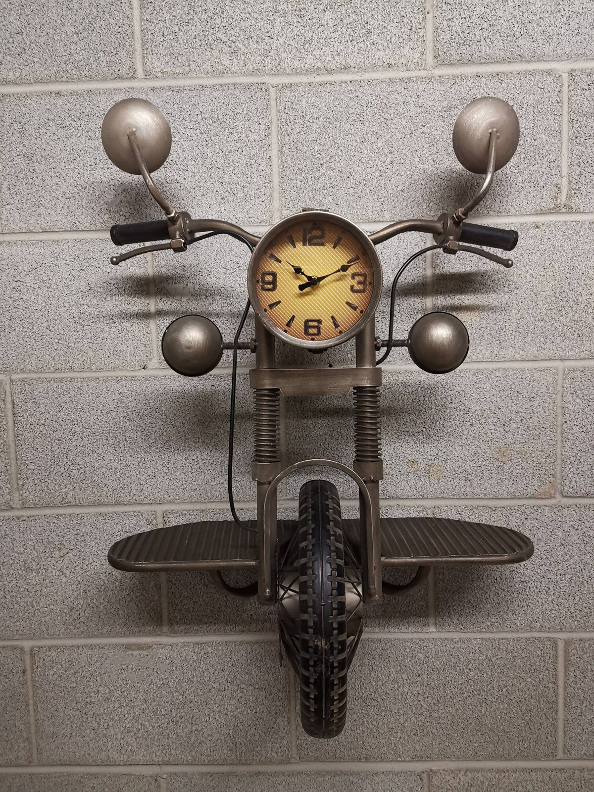 Wall Clock - Metal Motorcycle Wall Clock