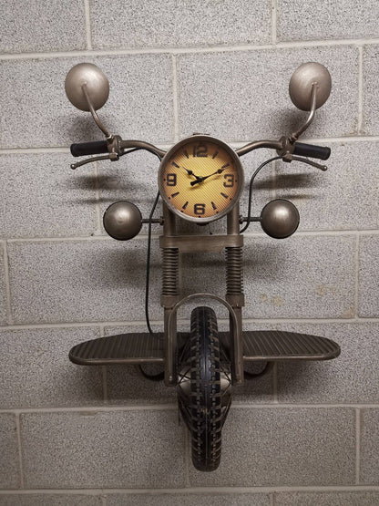 Wall Clock - Metal Motorcycle Wall Clock