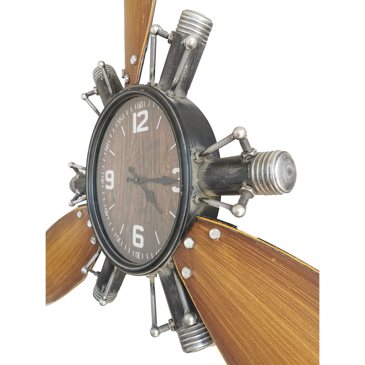 Airplane Propeller Wall Clock Small
