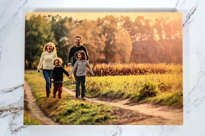 5x7 Custom Photo Print on Wood