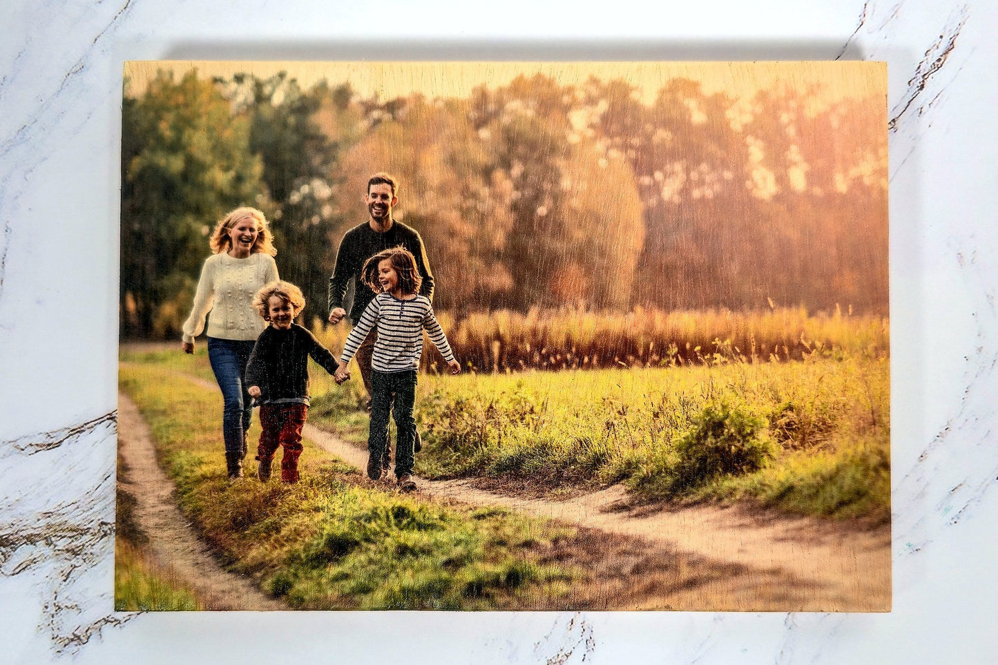 12x12 Custom Photo Print on Wood