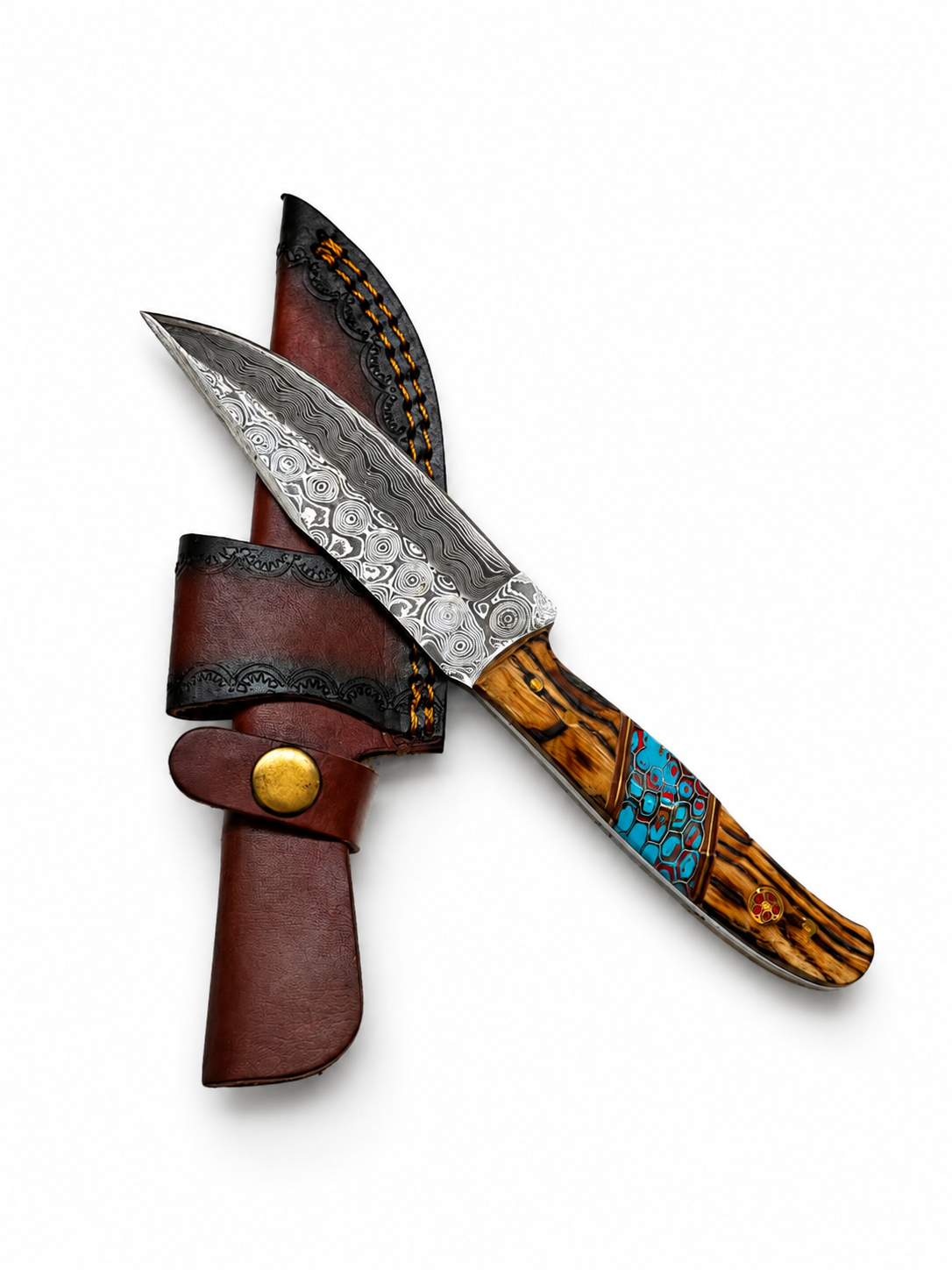 Titan Desert Mosaic Damascus Knife