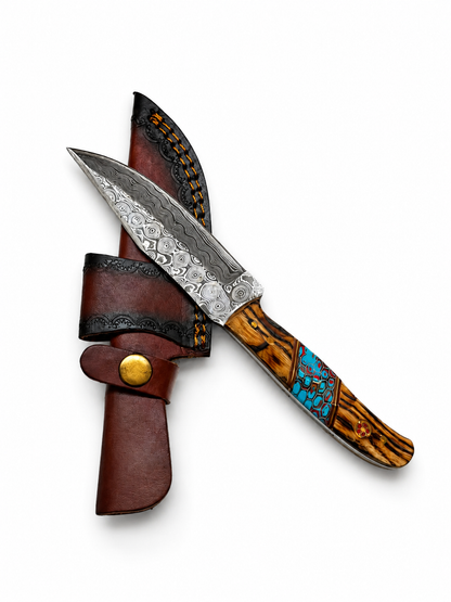 Titan Desert Mosaic Damascus Knife