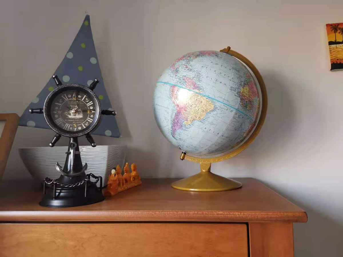 Table Clock - Ship Wheel Table Clock