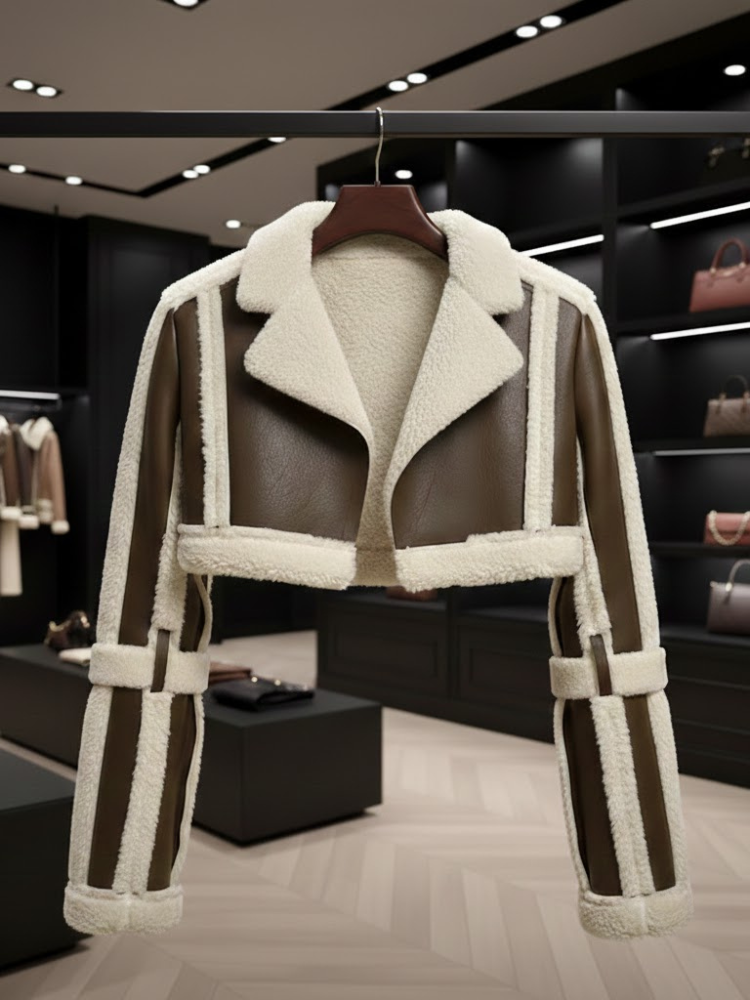 Contrast Shearling Aviator • ASPEN New Collection BYMANYC ® New York