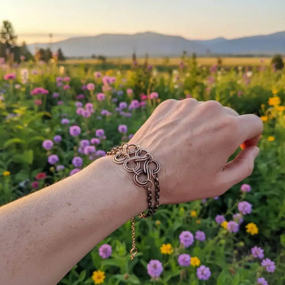 Copper Eternity Bracelet by Alexa Martha