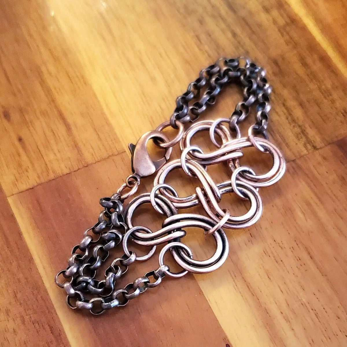 Copper Eternity Bracelet by Alexa Martha