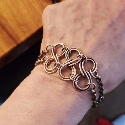 Copper Eternity Bracelet by Alexa Martha