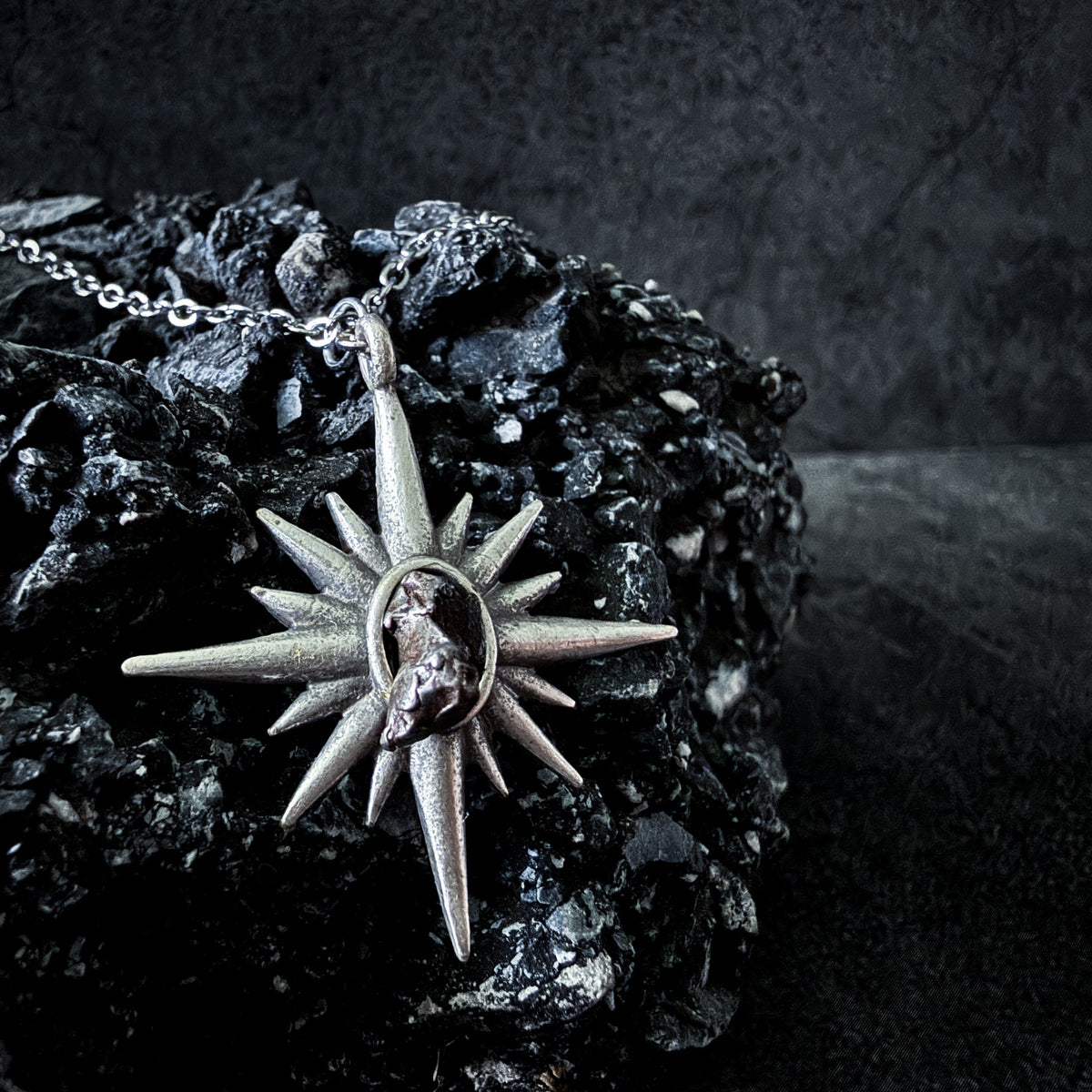 Supernova Starburst Necklace With Authentic Meteorite