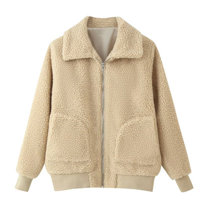 Women's Faux Shearling Sherpa Fleece Jacket BYMANYC ® New York CONTEMPORARY VIBRANT MODERN FASHION - New Collection