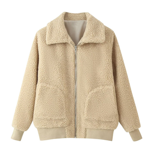 Women's Faux Shearling Sherpa Fleece Jacket BYMANYC ® New York CONTEMPORARY VIBRANT MODERN FASHION - New Collection