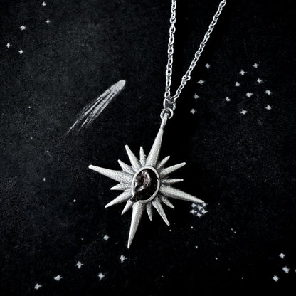 Supernova Starburst Necklace With Authentic Meteorite