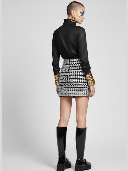 DIAMOND DISTRICT Statement Mini Skirt ECO FASHION BYMANYC ® New York