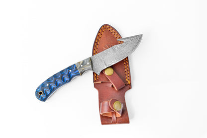 Damascus Steel Gut-Hook & Skinning Style TK-112