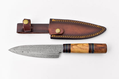 Damasucs Santoku Knife/ Kitchen Knife / by Titan 302
