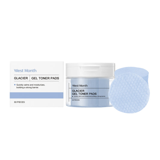West&Month Glacier Water Soothing Pad Gently Repair Moisturizing Soothing Brightening And Nourishing Skin Shims