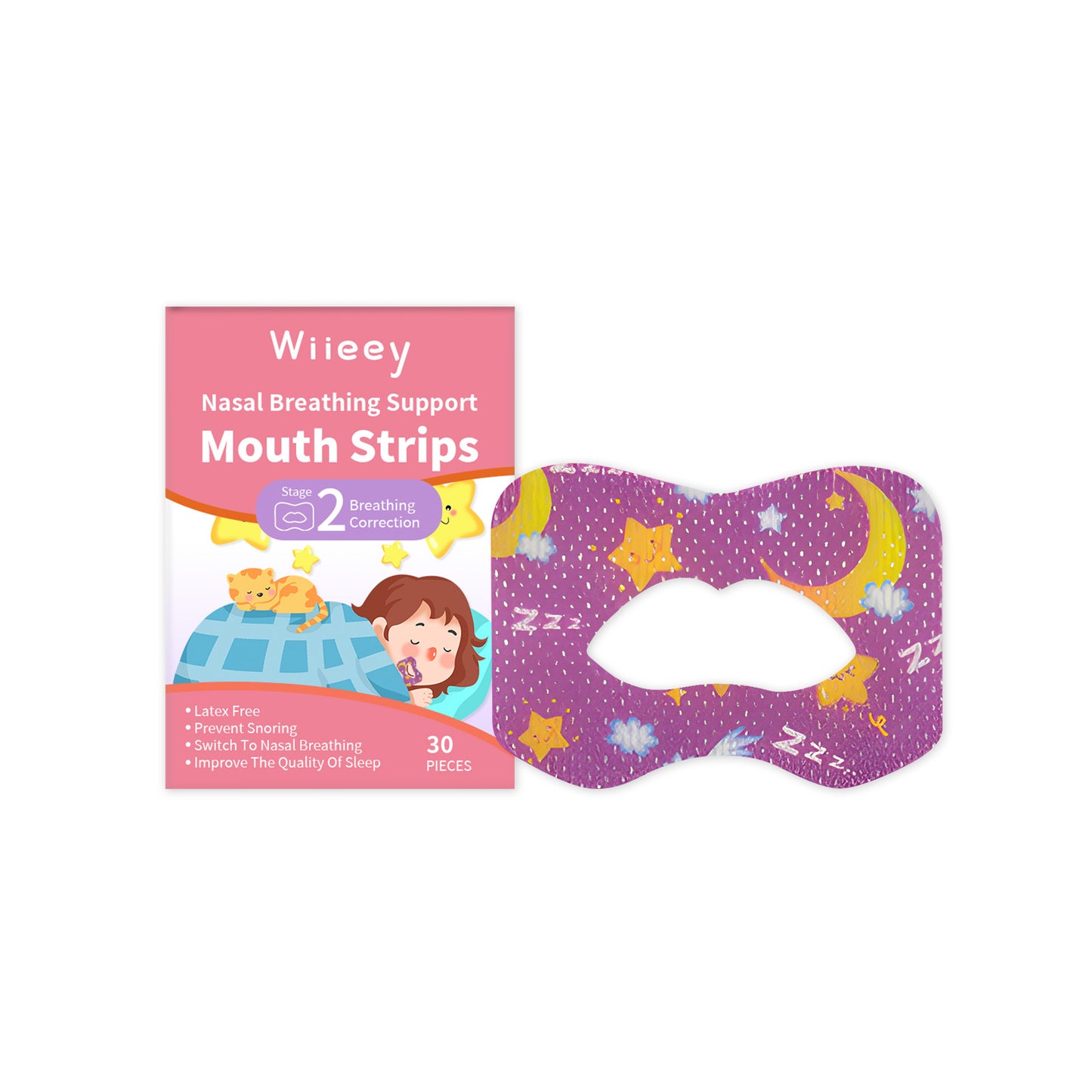 Wiieey Children's Sleep Patch, Protect Children Sleeping At Night Sleep Anti-Snoring Sleep Aid Patch