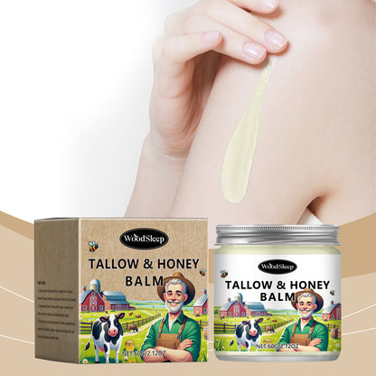 WoodSleep Tallow Honey Skin Moisturizer Hydrates Dry, Nourishes And Improves Skin