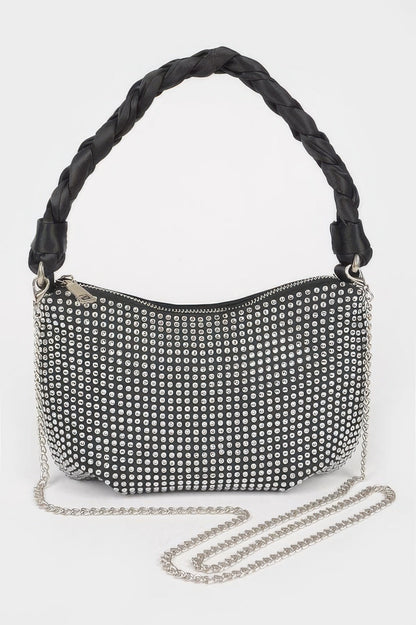 ELEGANT BAG CHELSEA Hot Fix Stone Twisted Hobo – BYMANYC ® New York