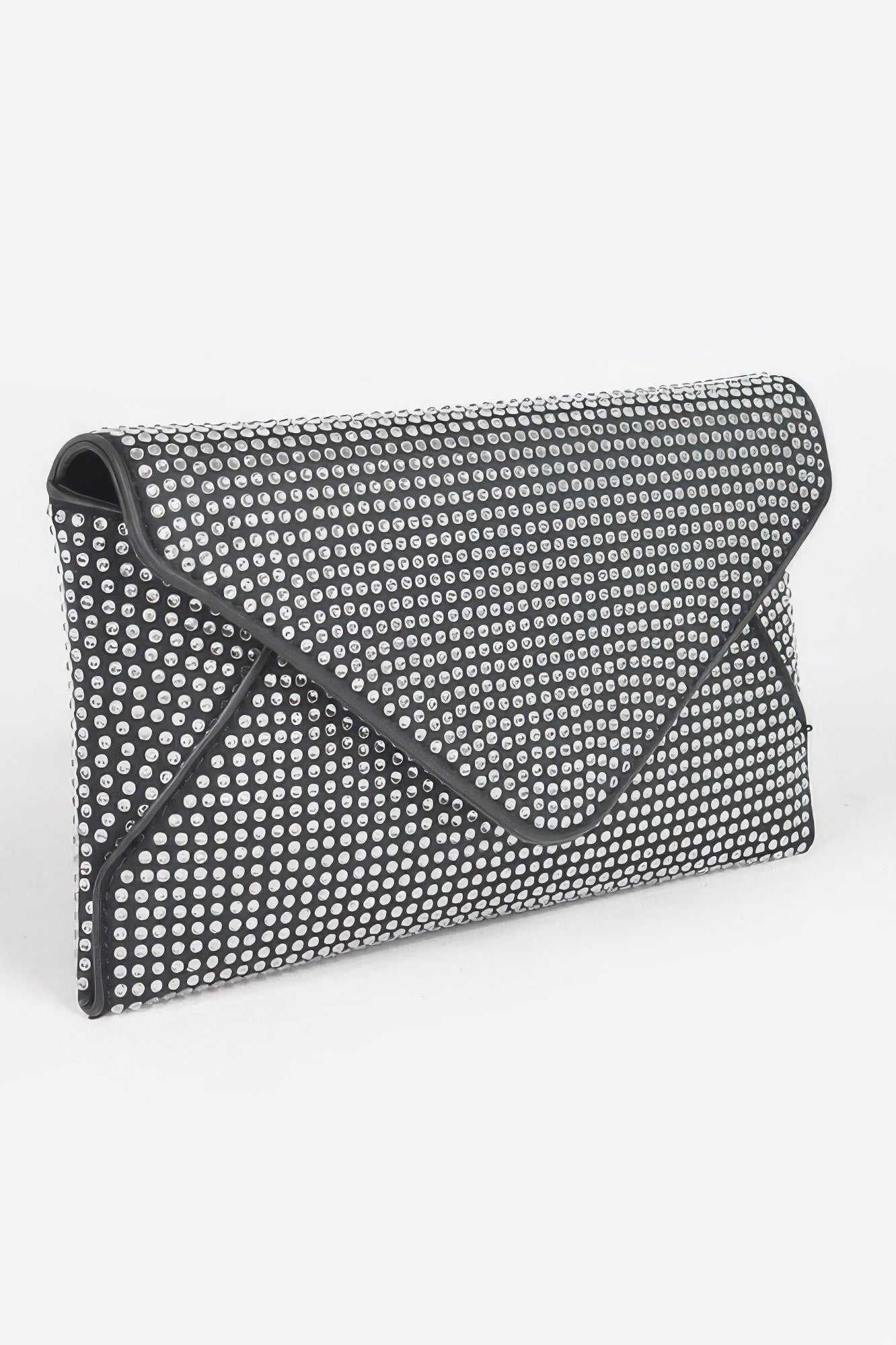 ELEGANT BAG HUDSON Hot Fix Rhinestones Envelope Clutch – BYMANYC ® New York