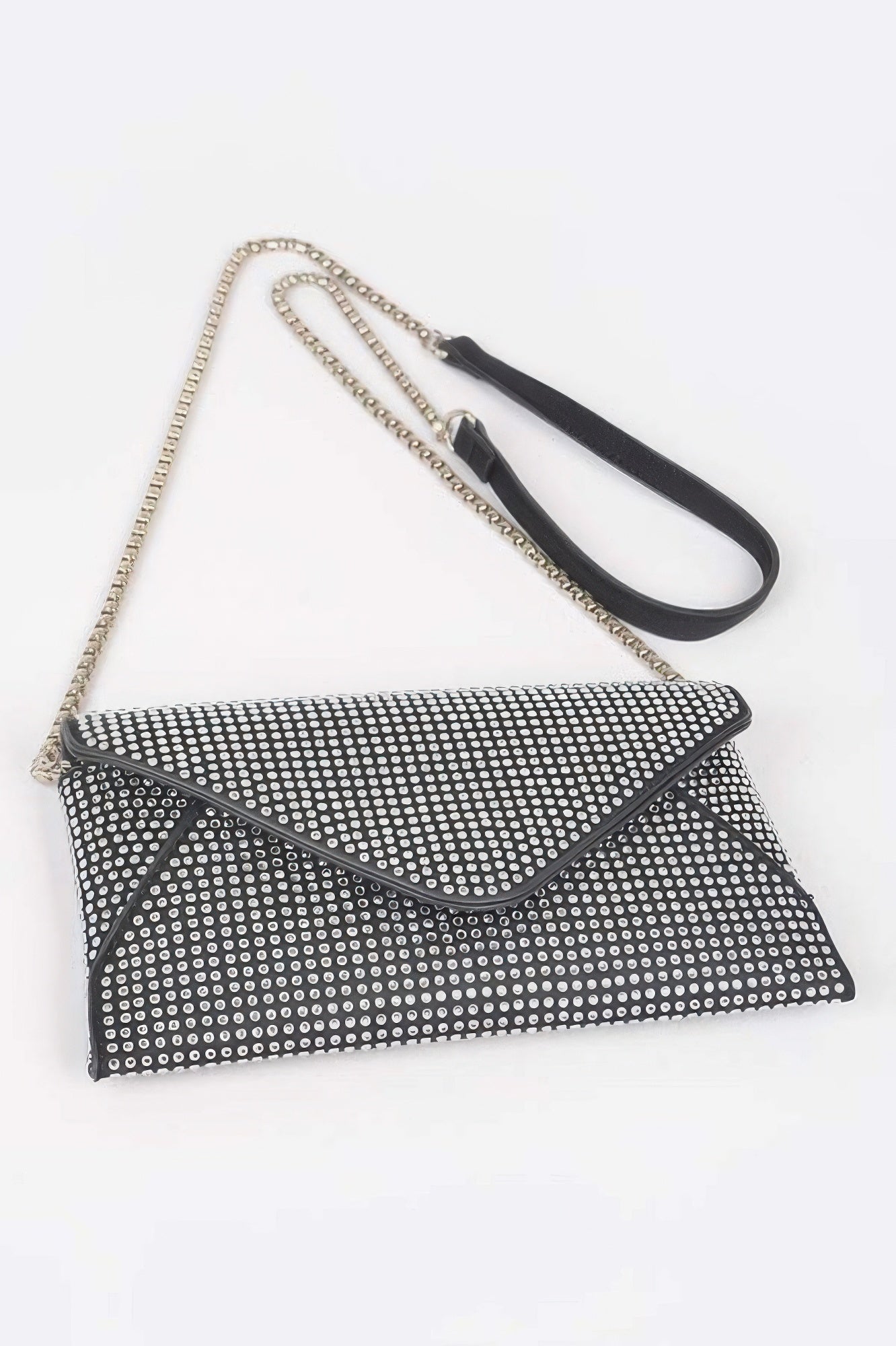 ELEGANT BAG HUDSON Hot Fix Rhinestones Envelope Clutch – BYMANYC ® New York