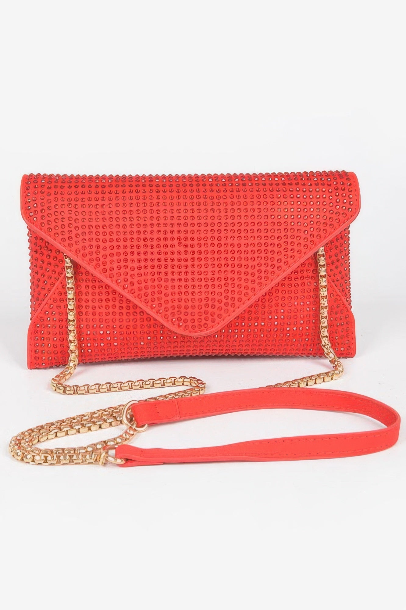 ELEGANT BAG HUDSON Hot Fix Rhinestones Envelope Clutch – BYMANYC ® New York