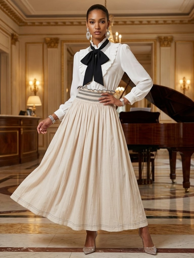 ELEGANT LONG SKIRT - New Collection PARIS LE MARAIS - BASTILLE - BYMANYC ® New York