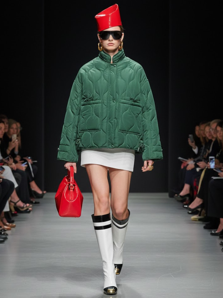 Emerald Quilted Jacket • SOHO New Collection BYMANYC ® New York