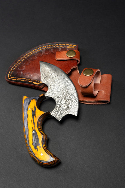 Titan Custom Alaskan Ulu Style Blade, Perfect for Outdoors and Indoor Use TD-315