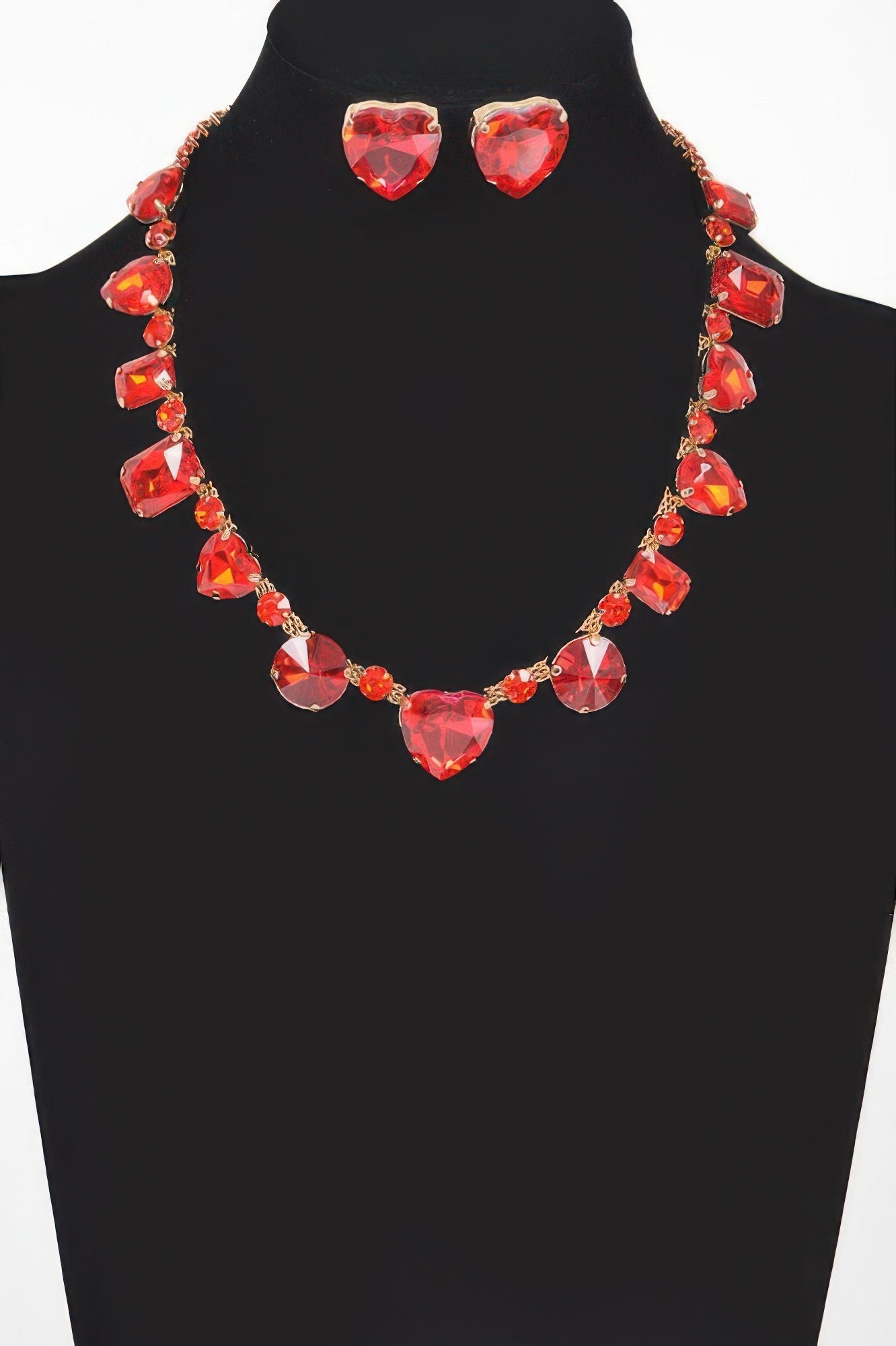 FIFTH AVENUE Stone Necklace and Earring Set: BYMANYC ® New York