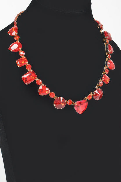 FIFTH AVENUE Stone Necklace and Earring Set: BYMANYC ® New York