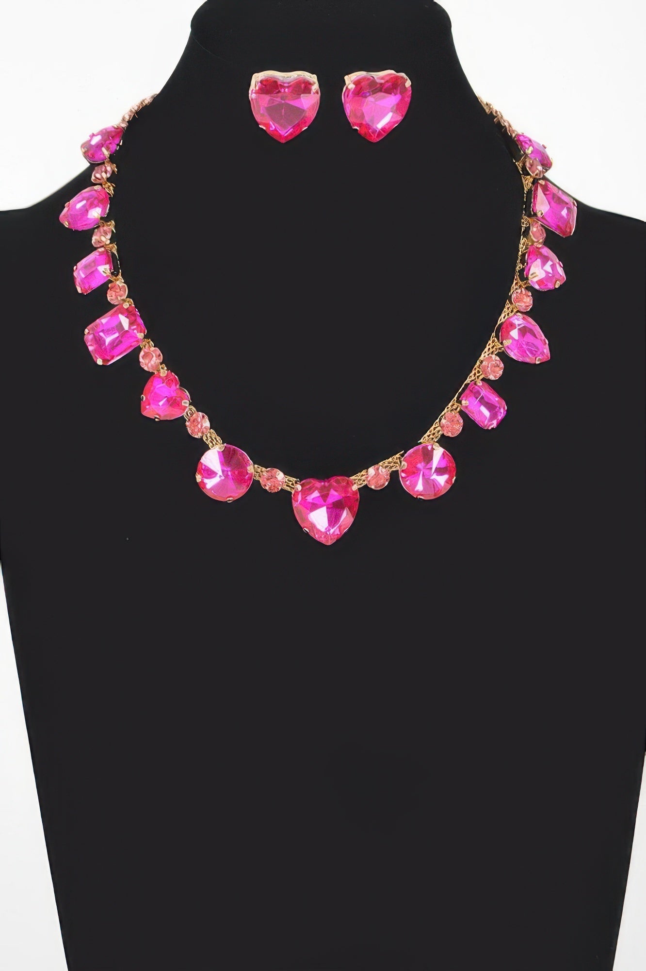 FIFTH AVENUE Stone Necklace and Earring Set: BYMANYC ® New York
