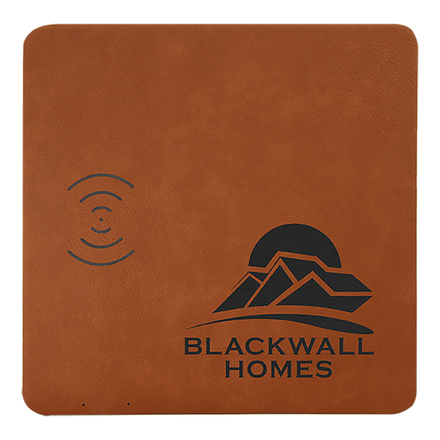 8" X 8" Laserable Leatherette Phone Charging Mat