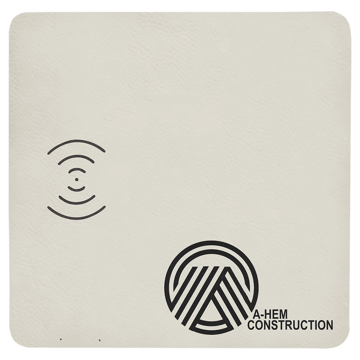 8" X 8" Laserable Leatherette Phone Charging Mat