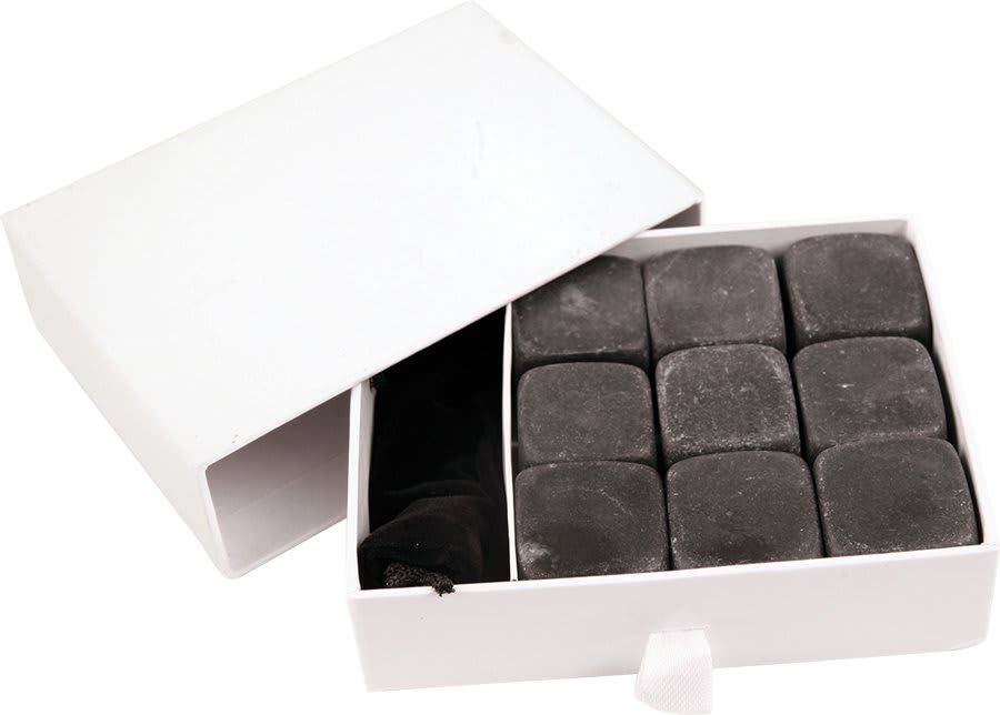 9-Piece Basalt Whiskey Stone Set