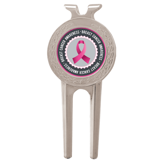 1 1/2" X 3" Silver Divot Tool With Sublimatable Insert