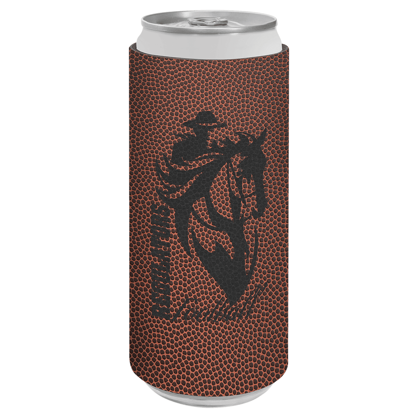 Laserable Leatherette Slim Beverage Holder