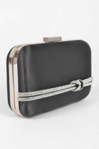 GRAMERCY Satin Frame Clutch | Luxury BYMANYC ® New York Style