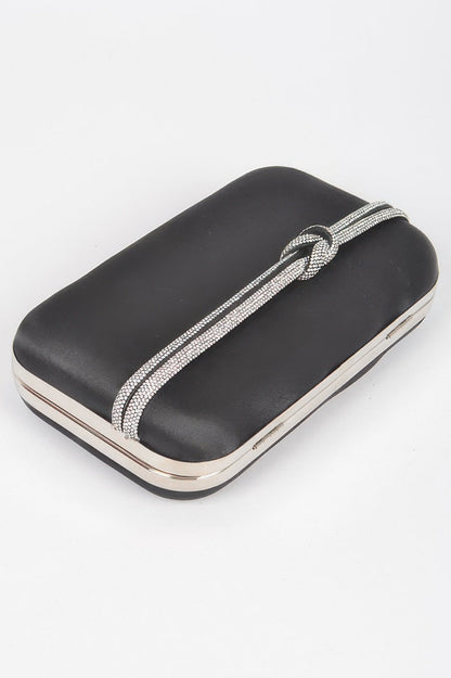 GRAMERCY Satin Frame Clutch | Luxury BYMANYC ® New York Style